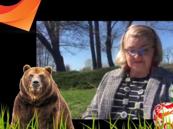 czytanie bajki o niedźwiadku