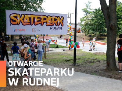 Plakat otwarcie skateparku