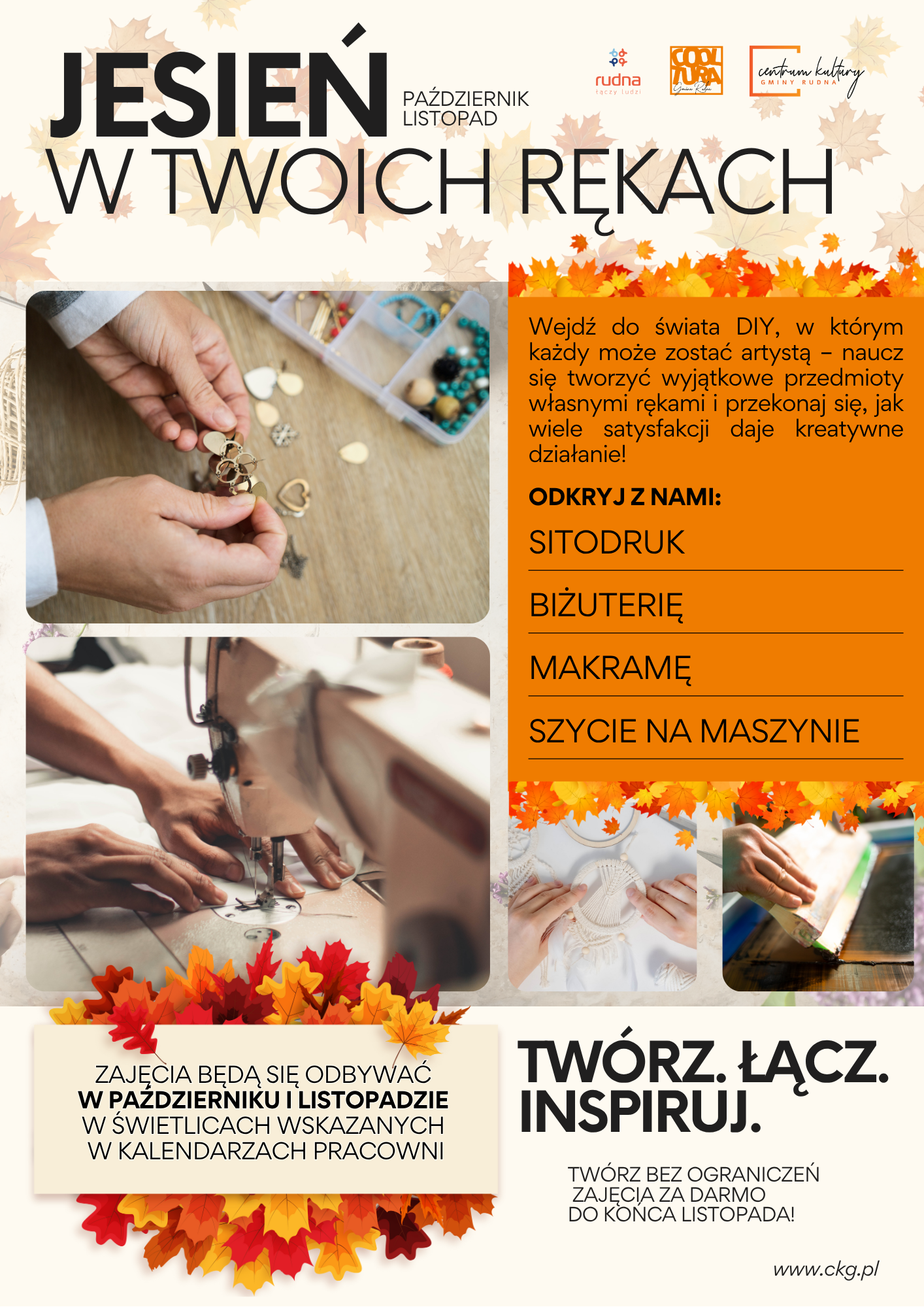 plakat zajęcia rzemieślnicze